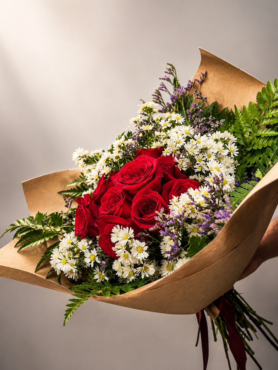 Buquê O Eterno com rosas vermelhas premium